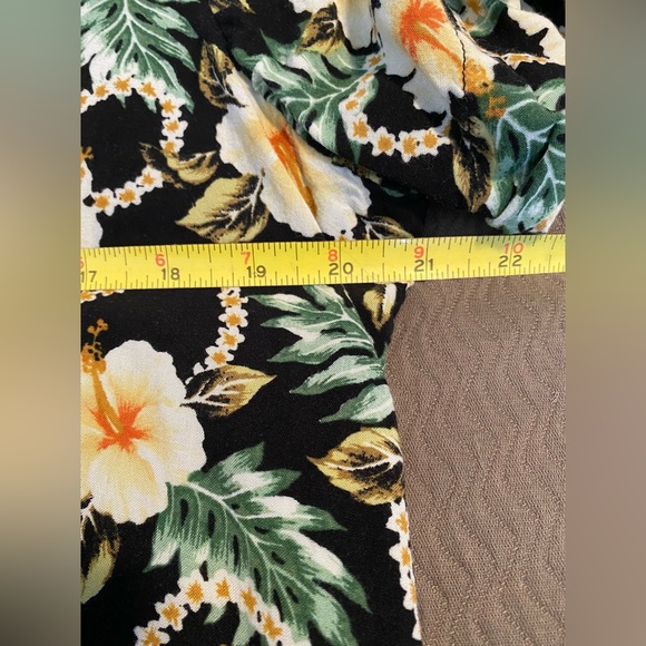 Denim & Supply Ralph Lauren Aloha Hawaiian Leopard print shirt floral EUC 🌺 XL - Picture 7 of 10